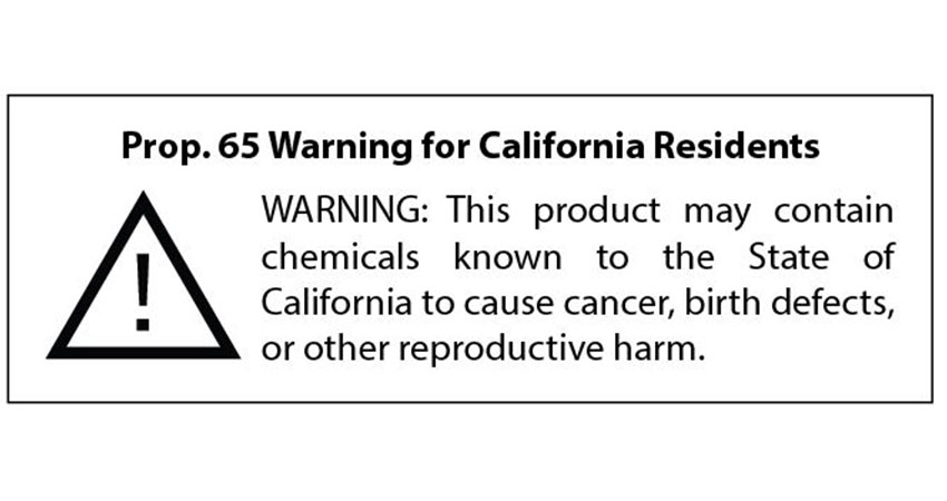 Proposition 65 shop