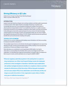 Driving Efficiency in QC Labs White Paper